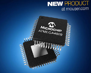 마우저, 마이크로칩 ATmega4809 8비트 마이크로컨트롤러 공급